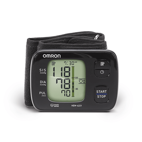 Monitor de Pressão Arterial de Pulso Automático Omron HEM-6221