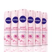 Kit-Desodorante-Aerossol-Nivea-Pearl-Beauty-Feminino-90g-6-Unidades-Pacheco-93512502
