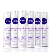 Kit-Desodorante-Nivea-Aerossol-Sensitive--Pure-150-ml-6-Unidades-Sao-paulo-93512512