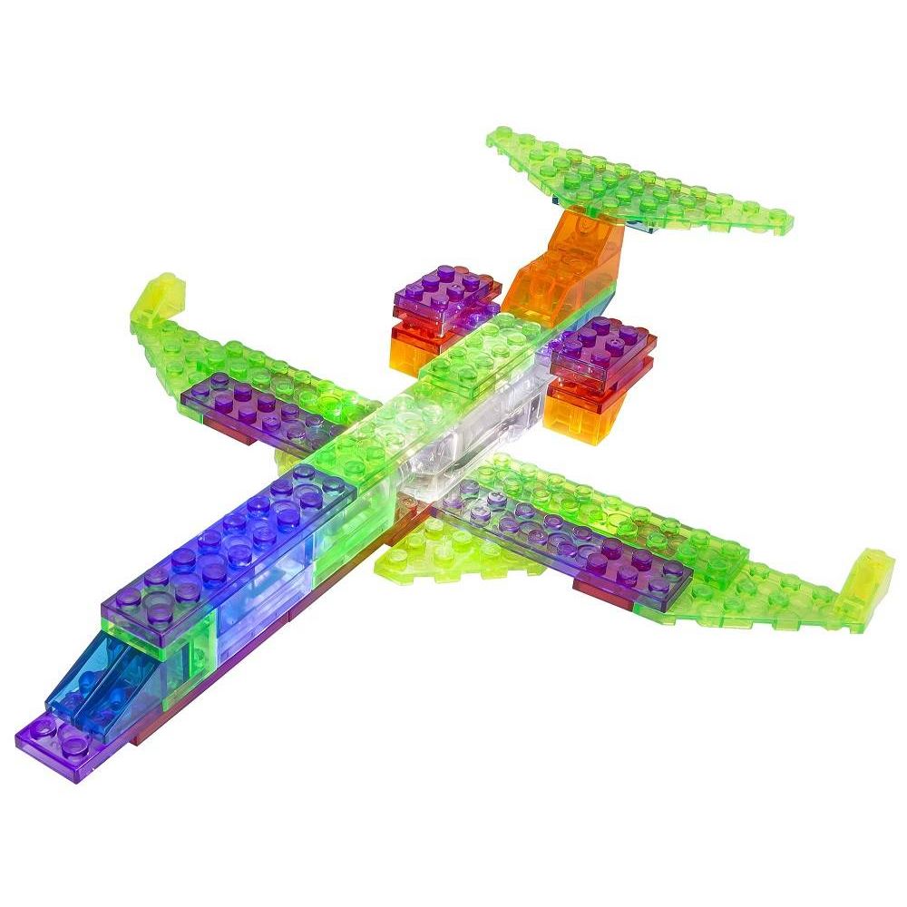 Laser store pegs plane