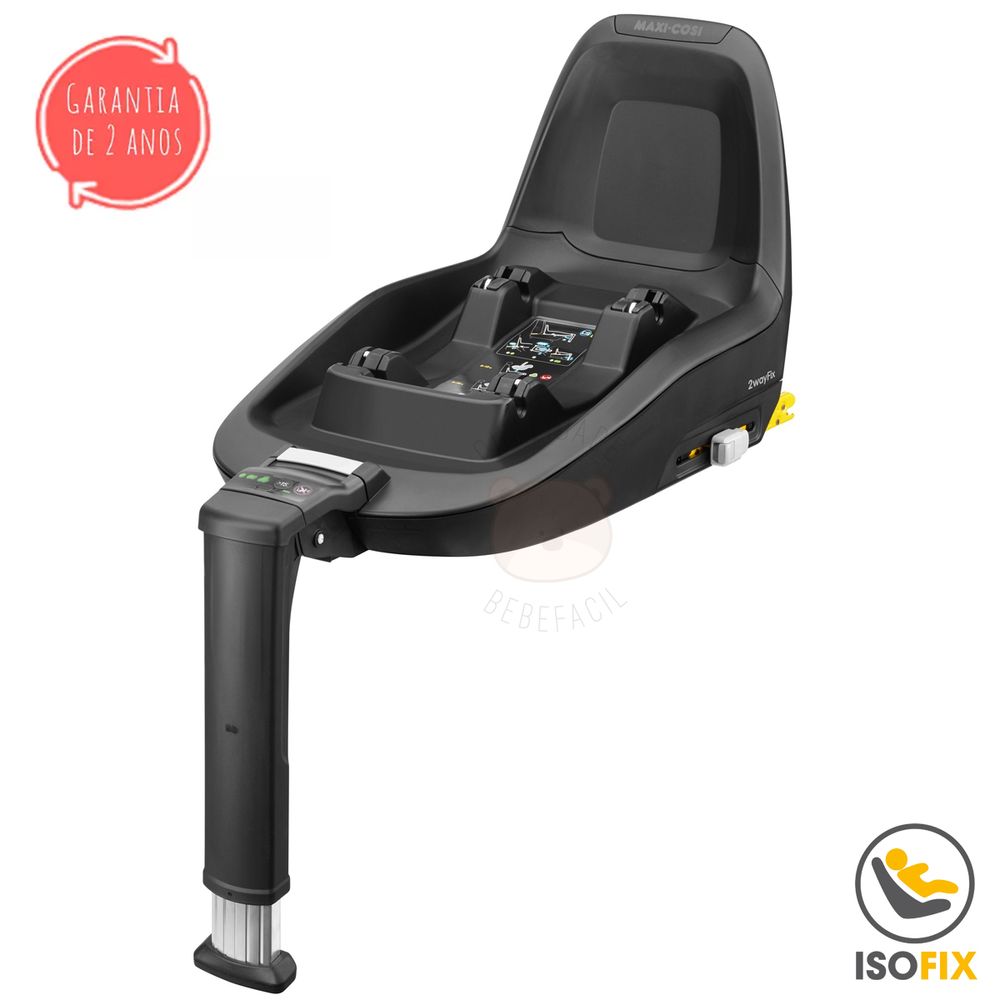 Travel System: Bebê Conforto Pebble Plus Black Raven Maxi-Cosi +