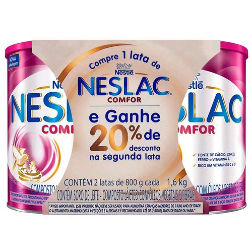 kit-composto-lacteo-neslac-comfor-800g-2-unidades-Drogaria-SP-699349 kit-composto-lacteo-neslac-comfor-800g-2-unidades-Drogaria-SP-699349