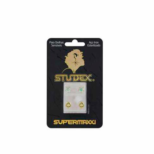 brinco-studex-supermaxxi-pedra-cristal-dourado-espelhado-1-par-Drogaria-SP-680974