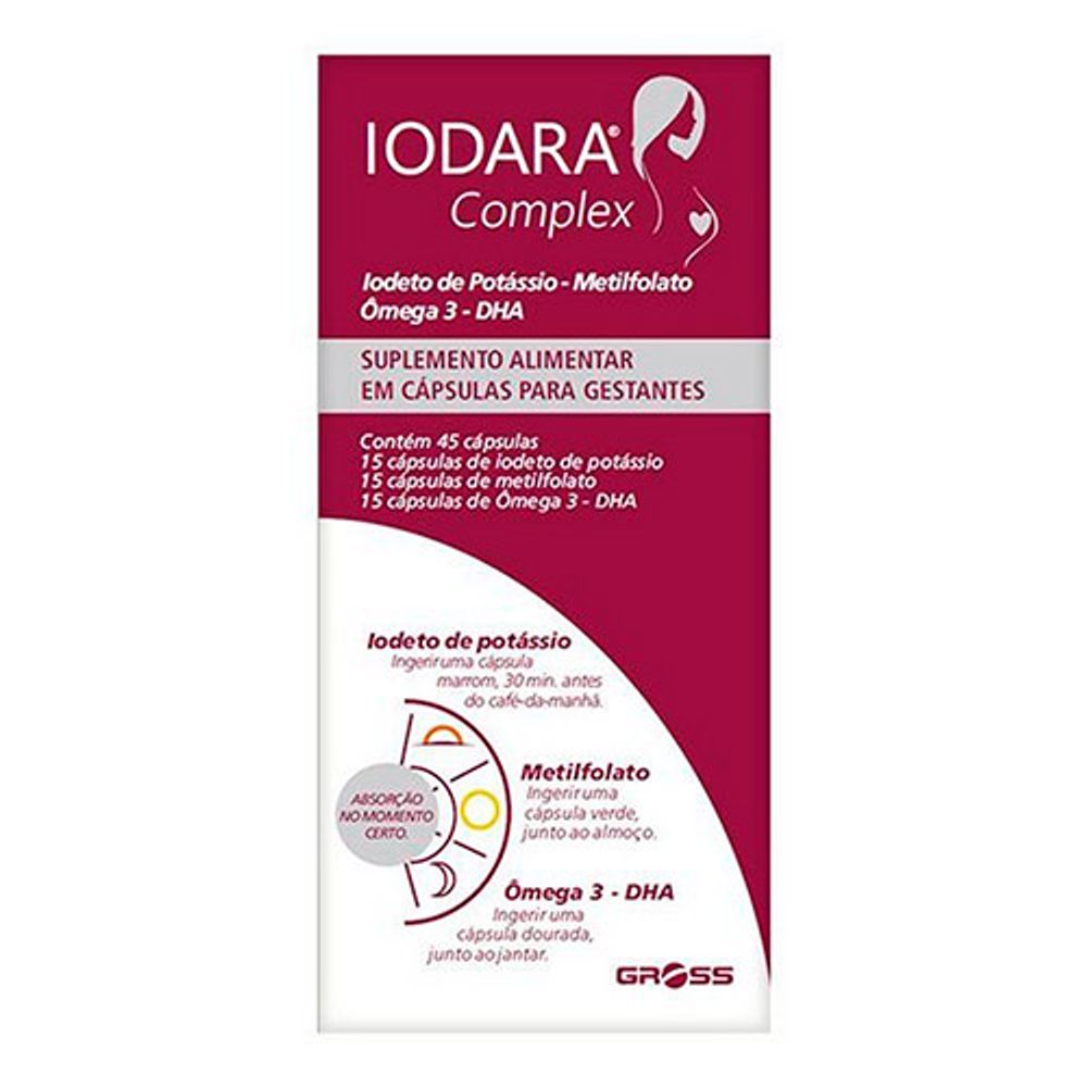 Iodara Complex Gross 30 Cápsulas - Drogaria Sao Paulo