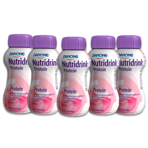 Kit-Nutridrink-Protein-Morango-200ml-5-Unidades-Drogaria-SP-935126422