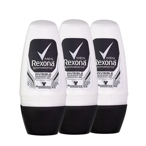 Kit-Desodorante-Rexona-Roll-On-Invisible-Masculino-50ml-3-Unidades-Drogaria-SP-935126898