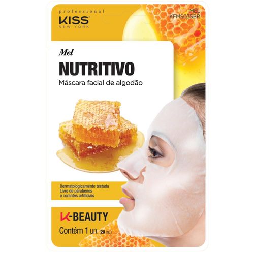 Mascara-Facial-Hidratante-Kiss-New-York-Mel-Nutritivo-20ml-Drogaria-SP-683469 Mascara-Facial-Hidratante-Kiss-New-York-Mel-Nutritivo-20ml-Drogaria-SP-683469