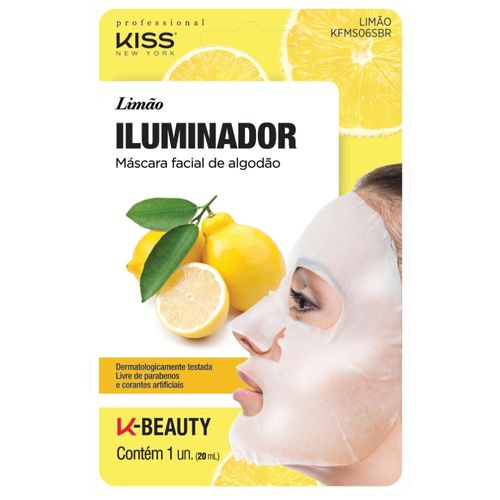 Mascara-Facial-Iluminadora-Kiss-New-York-Limao-20ml-Drogaria-SP-683434 Mascara-Facial-Iluminadora-Kiss-New-York-Limao-20ml-Drogaria-SP-683434
