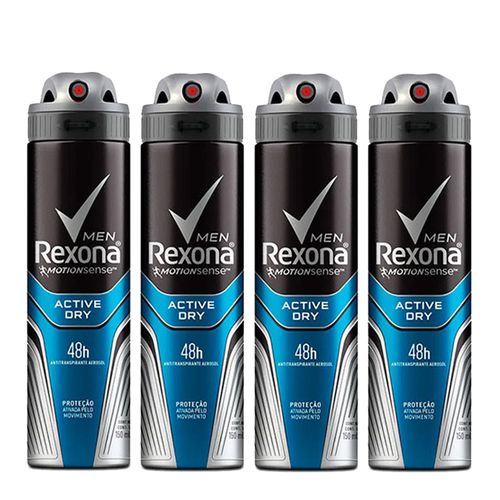 Kit-Desodorante-Rexona-Aerosol-Men-Active-Dry-150ml-4-Unidades-Drogaria-SP-935127132