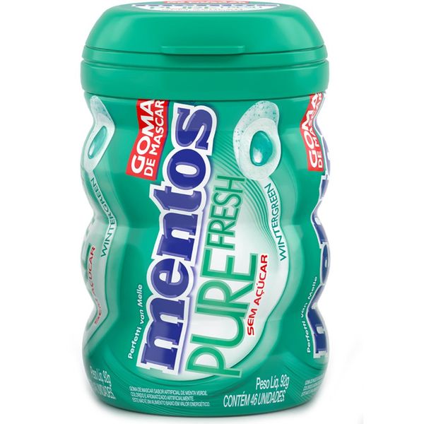 Goma de Mascar Mentos Pure Fresh Wintergreen 92g