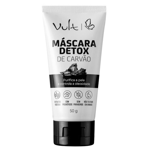 Máscara Facial Vult Carvão Detox 50g