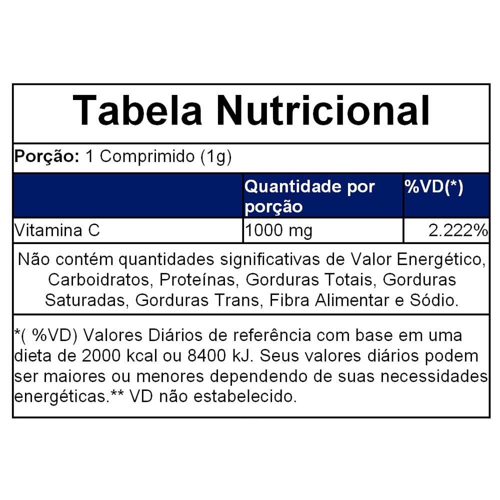 VITA C 1000 - VITAMINA C 1000MG 30 cápsulas