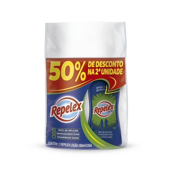 Kit Repelente Repelex Loção 100ml 2 Unidades