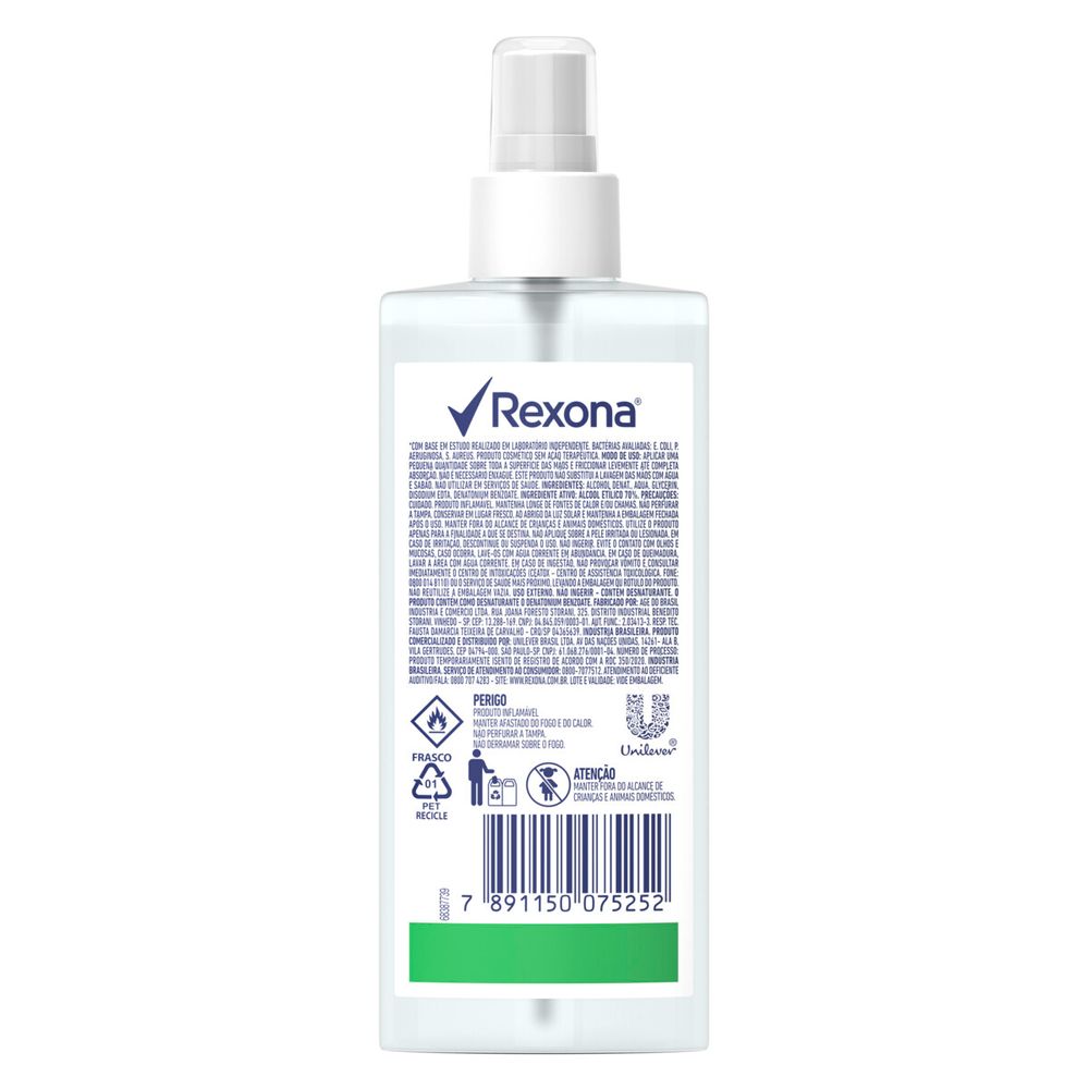 Álcool em Gel Antisséptico Pump Rexona SEM PERFUME - 500 ml - Mult  Distribuidora — Produtos de Higiene e Limpeza Profissional em Curitiba
