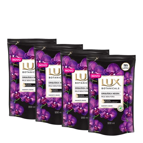 kit-sabonete-liquido-lux-botanicals-orquidea-negra-refil-200ml-4-unidades-Drogaria-SP-935127640