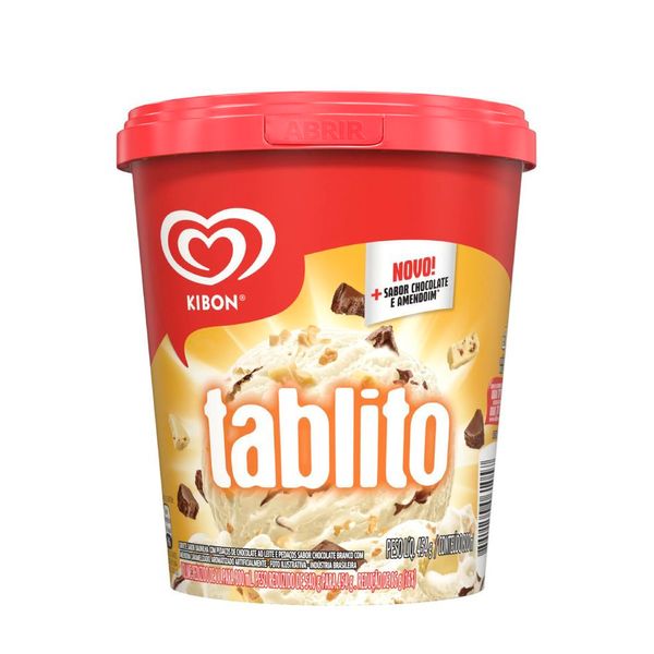 Sorvete Kibon Tablito 800ml