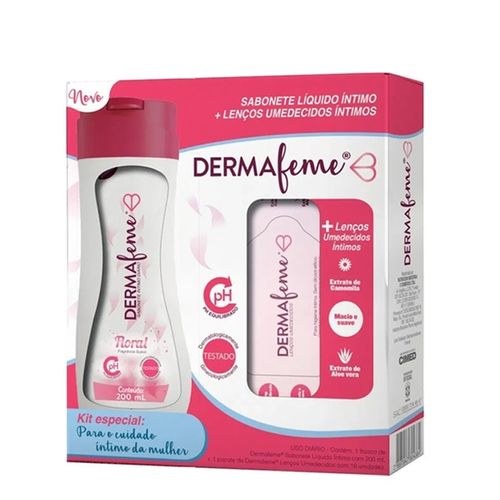 kit-sabonete-liquido-intimo-dermafeme-200ml--lencos-umedecidos-intimos-Drogaria-SP-694860 kit-sabonete-liquido-intimo-dermafeme-200ml--lencos-umedecidos-intimos-Drogaria-SP-694860