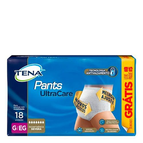 Roupa-Intima-Tena-Pants-Confort-G-EG-18-Unidades-Drogaria-SP-719927-1 Roupa-Intima-Tena-Pants-Confort-G-EG-18-Unidades-Drogaria-SP-719927-1