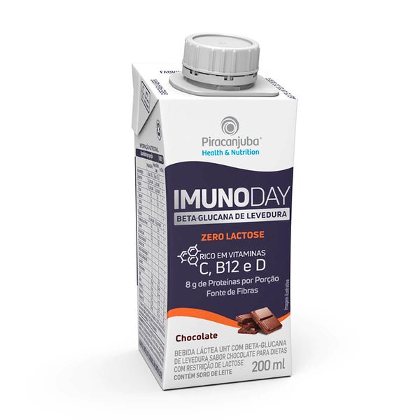Bebida Láctea ImunoDay Zero Lactose Chocolate 200ml