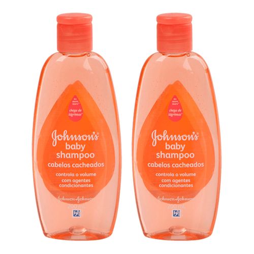 Shampoo Johnson´s Baby Cabelos Cacheados 200ml 2 Unidades