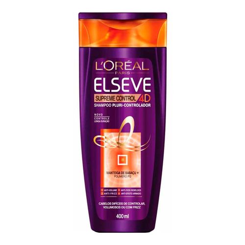 Shampoo Elseve Supreme Control 4D L’Oréal 400ml Shampoo Elseve Supreme Control 4D L’Oréal 400ml