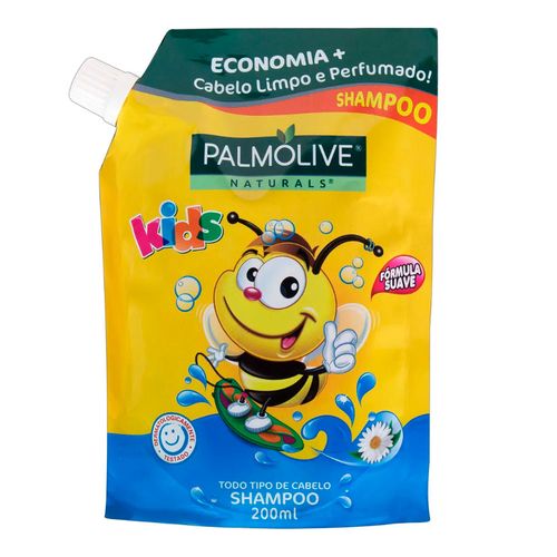 Shampoo Palmolive Naturals Kids Todo Tipo de Cabelo Refil 200ml