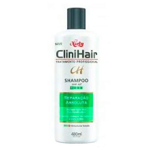 Shampoo CliniHair Reparação Absoluta Sem Sal 480ml Shampoo CliniHair Reparação Absoluta Sem Sal 480ml