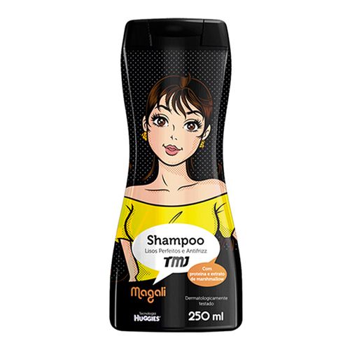 Shampoo Huggies Turma da Mônica Jovem Magali Liso Perfeito 250ml Shampoo Huggies Turma da Mônica Jovem Magali Liso Perfeito 250ml