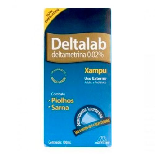 Shampoo Deltalab Multilab 100ml + Pente Fino Shampoo Deltalab Multilab 100ml + Pente Fino