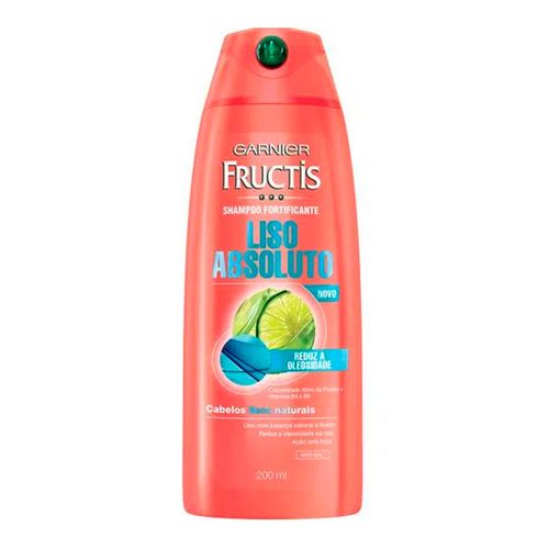 Shampoo Fructis Liso Absoluto 200ml Shampoo Fructis Liso Absoluto 200ml