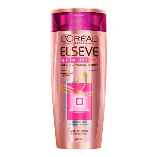 Shampoo Elseve Quera-liso Reconstituinte 200ml Shampoo Elseve Quera-liso Reconstituinte 200ml
