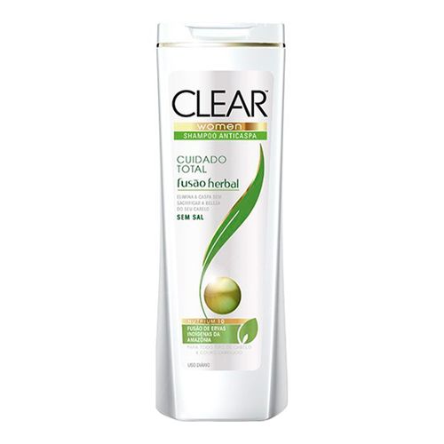 Shampoo Clear Women Fusão Herbal Cuidado Total Feminino 400ml Shampoo Clear Women Fusão Herbal Cuidado Total Feminino 400ml
