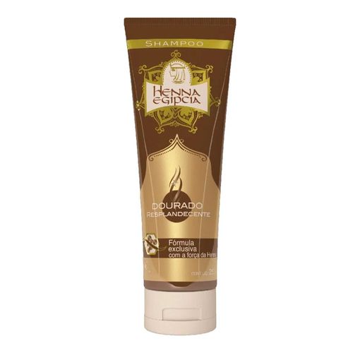 Shampoo Henna Egípcia Dourado Resplandecente 250ml
