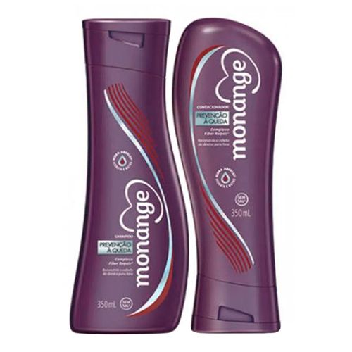 Kit Monange Prevenção a Queda Shampoo + Condicionador 350ml Kit Monange Prevenção a Queda Shampoo + Condicionador 350ml