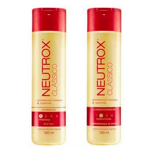 Kit Neutrox Clássico Flora Shampoo + Condicionador 350ml Kit Neutrox Clássico Flora Shampoo + Condicionador 350ml