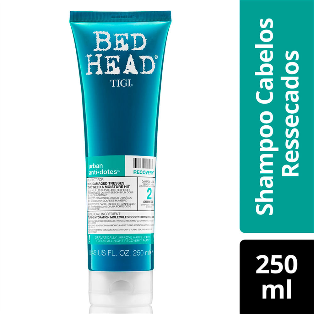Shampoo Bed Head Tigi Recovery Urb Anti + D 250Ml - Bed Head