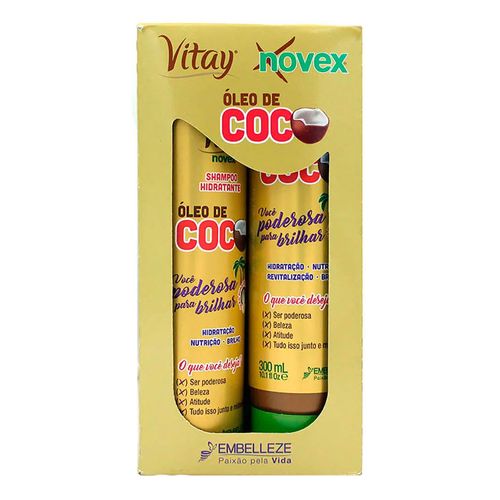 Kit Revitay Novex Óleo de Coco Shampoo + Condicionador 300ml Kit Revitay Novex Óleo de Coco Shampoo + Condicionador 300ml