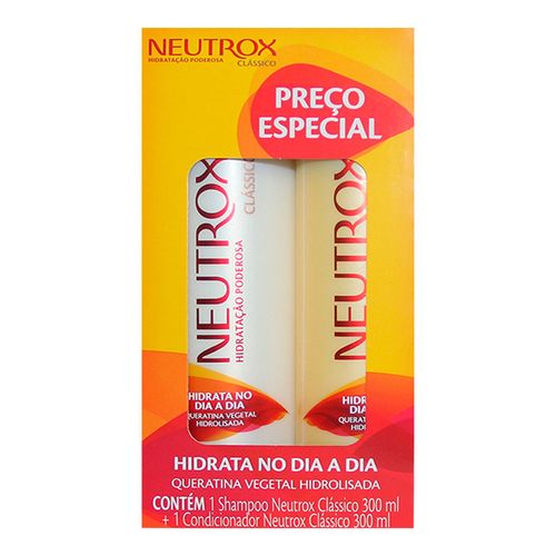 Kit Neutrox Clássico Shampoo 300ml + Condicionador 300ml