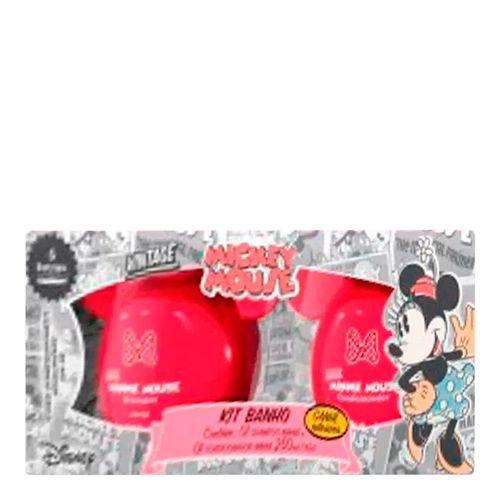 Kit Minnie Vintage Shampoo + Condicionador 250ml Grátis Adesivos Kit Minnie Vintage Shampoo + Condicionador 250ml Grátis Adesivos