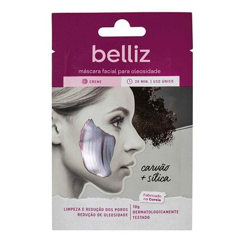 724556---Mascara-Facial-Belliz-para-Oleosidade-com-Carvao-e-Silica-10g 724556---Mascara-Facial-Belliz-para-Oleosidade-com-Carvao-e-Silica-10g