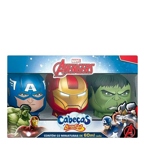 Kit Miniaturas Avengers Shampoo 2x1 60ml 3 Unidades Biotropic Kit Miniaturas Avengers Shampoo 2x1 60ml 3 Unidades Biotropic