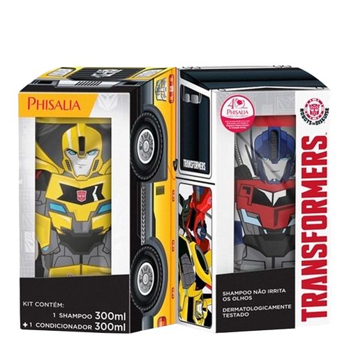 Kit Transformers Shampoo 300ml + Condicionador 300ml Kit Transformers Shampoo 300ml + Condicionador 300ml