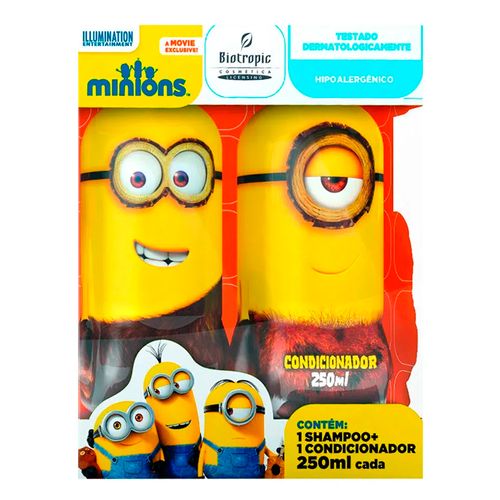Kit Minions Era a Pedra Shampoo + Condicionador 250ml Kit Minions Era a Pedra Shampoo + Condicionador 250ml