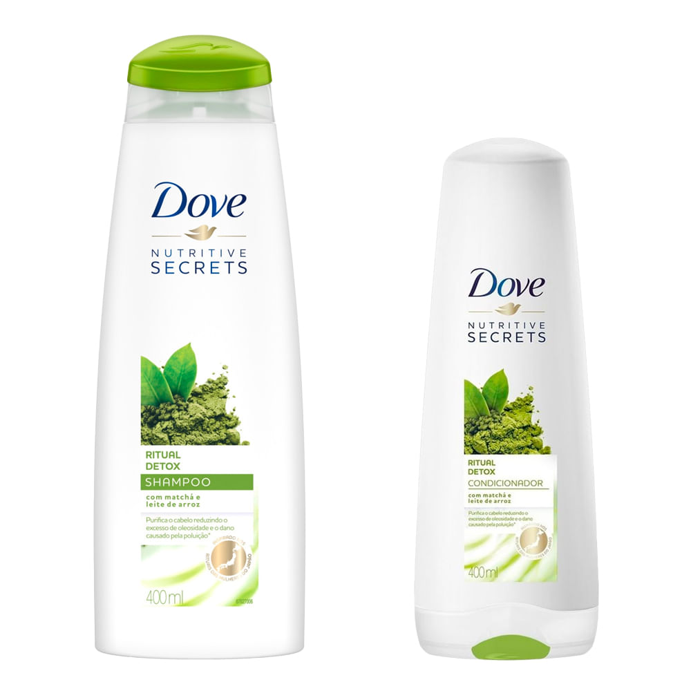Kit Dove Ritual Detox Shampoo + Condicionador 400ml Drogaria Sao Paulo