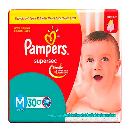 609072---fralda-descartavel-pampers-supersec-pacotao-m-30-unidades 609072---fralda-descartavel-pampers-supersec-pacotao-m-30-unidades
