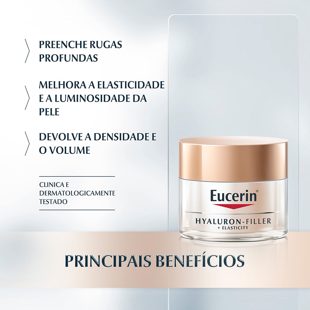 Creme Facial Eucerin HyaluronFiller Elasticity Dia FPS15 50ml