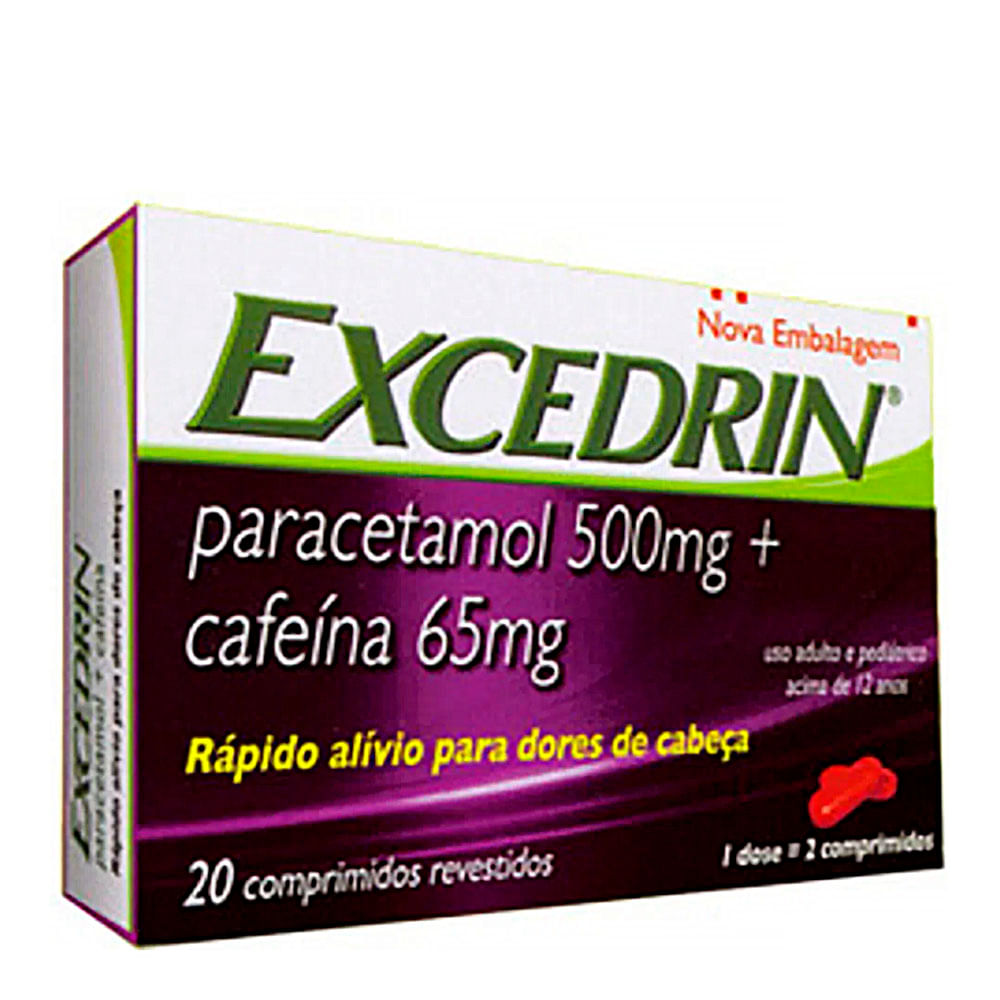 EXCEDRIN 500MG C/20CPR.