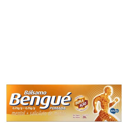 Analgésico, Antirreumático, Relaxante Muscular E Anti-Inflamatório Bálsamo Bengué 0,10G + 0,15G 20G Pomada