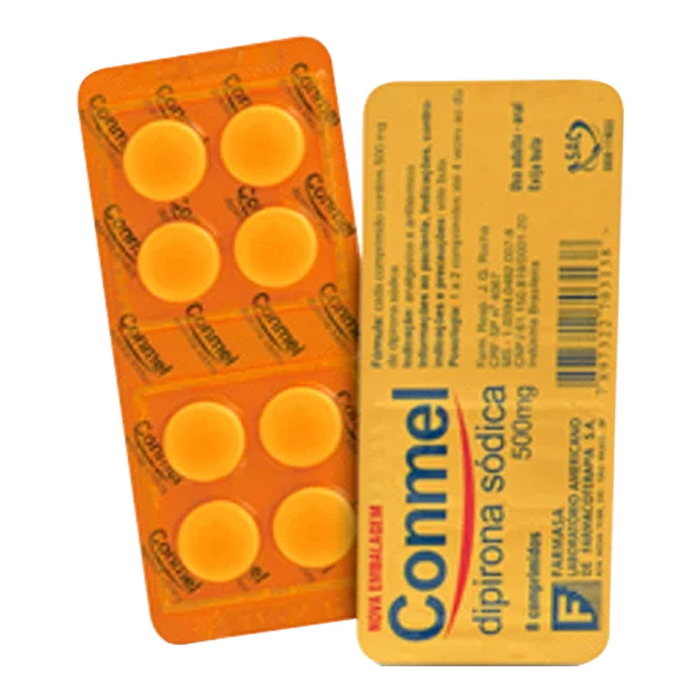 CONMEL 500MG C/8 CPR MANTECORP - Conmel 500Mg Com 8 Comprimidos Hypera -  HYPERA