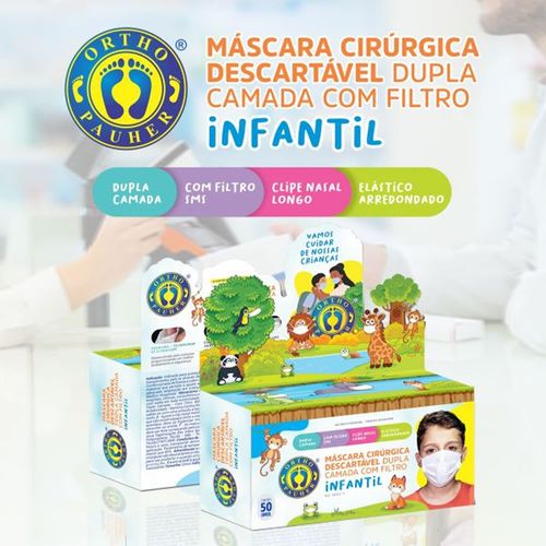 728993---Mascara-Descartavel-Infantil-Ortho-Pauher-Dupla-Camada-Com-Filtro-Sms-Azul-50-Unidades-2 728993---Mascara-Descartavel-Infantil-Ortho-Pauher-Dupla-Camada-Com-Filtro-Sms-Azul-50-Unidades-2